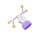 3d pen tool isolated icon illustration render 1